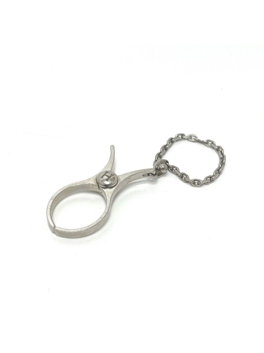 Hermes Glove Holder Metal Silver Gloves - Picture 2 of 8